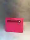 Billetera En Cuero Fucsia