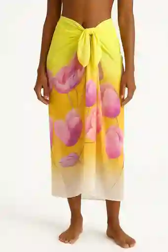 Pareo En Tonos Vivos Los Dibujos Pueden Cambiar De Sitio Y Tamaño