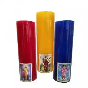 Velon - Veladora Extra Grande Alto 23 Cm Ancho 7,5 Cm