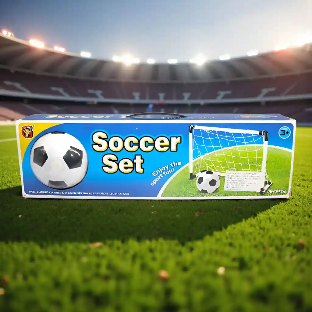 Cancha Futbol Soccer Set Juguete