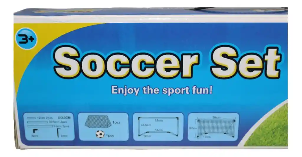 Cancha Futbol Soccer Set Juguete