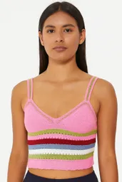 Top Tejido Crotchet Talla Unica