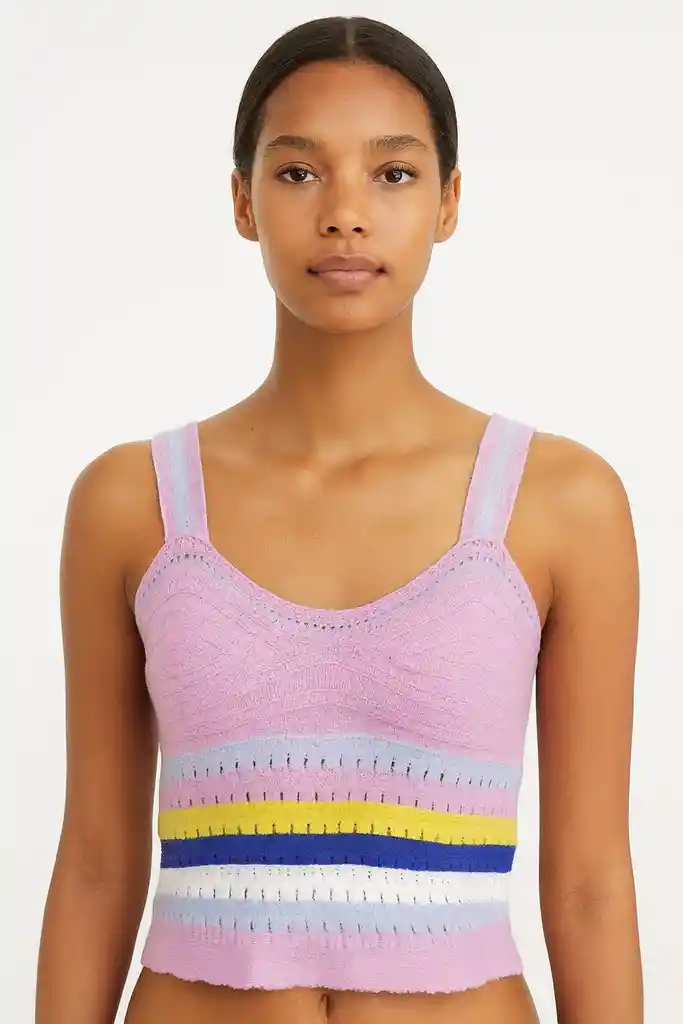 Top Tejido Crotchet Talla Unica