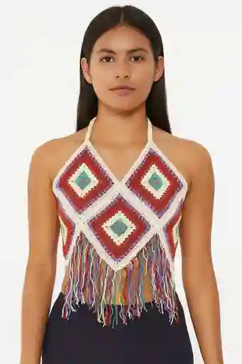Top Tejido Crotchet Talla Unica