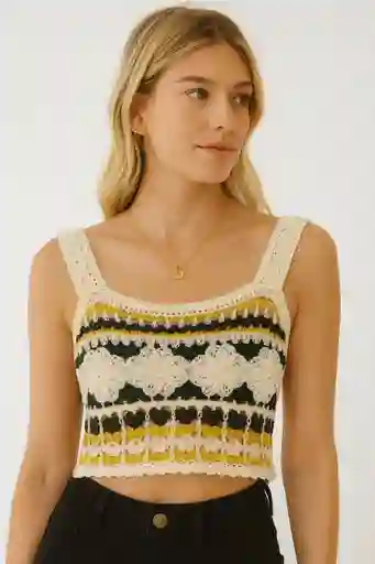 Top Tejido Crotchet Talla Unica
