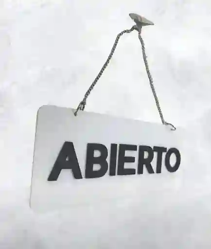 Letrero Abierto Y Cerrado Acrílico Para Negocio