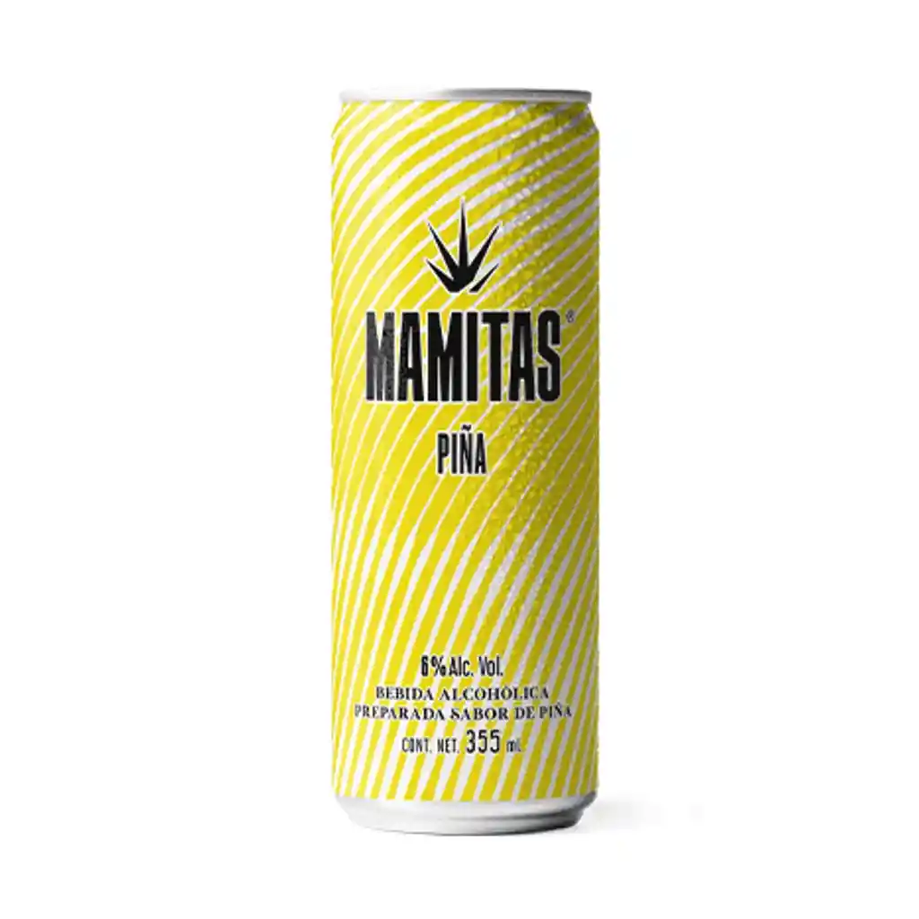 Rtd Coctel Mamitas - Sabor Piña 355 Ml (bebida Alcohólica O Licor)