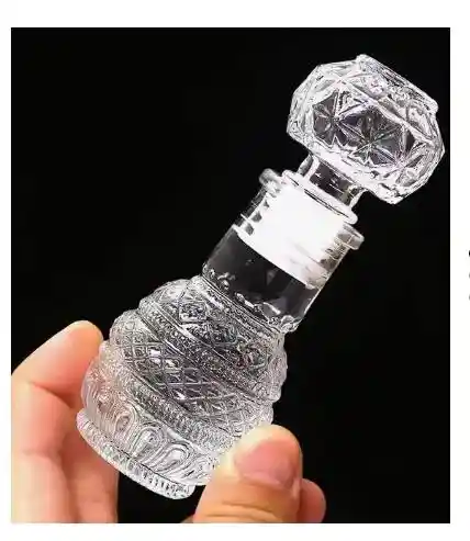 Botella Mini De Vidrio # 2 Con Tapón Hermético, Botellas De Lujo