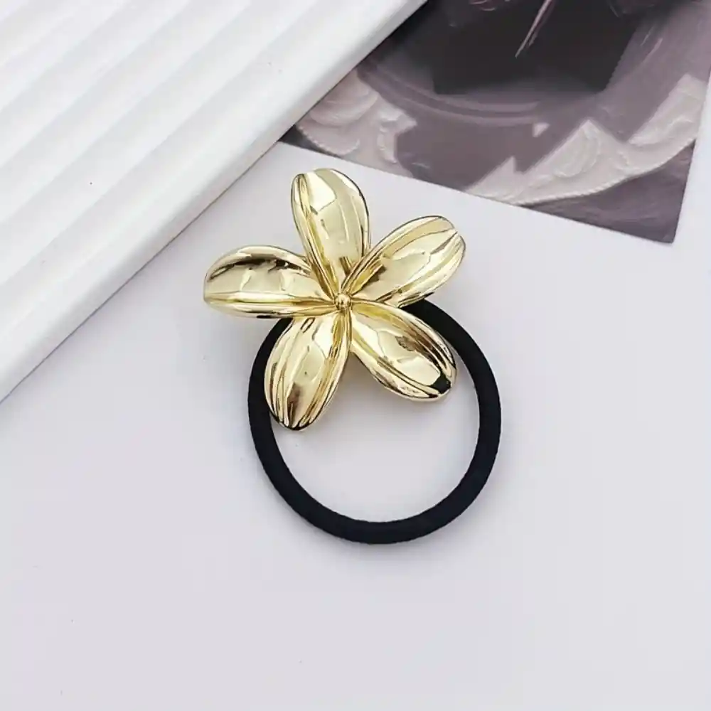 Set X 4 Pony Cuff Coleros Metálicos Diseños Surtidos