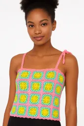 Top Tejido Crotchet Talla Unica