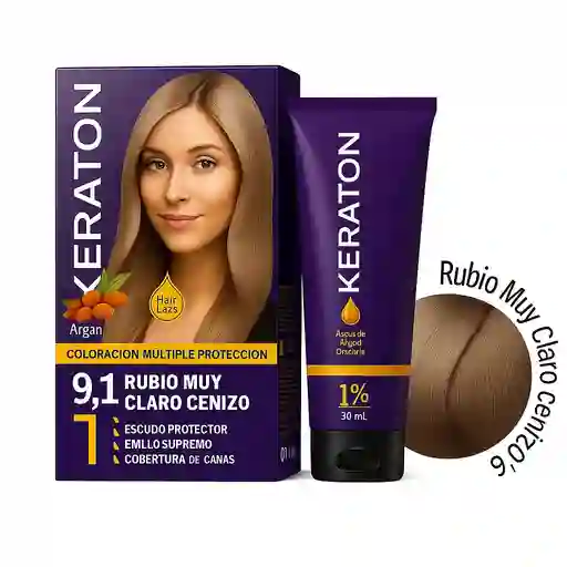 Keraton Rubio Muy Claro Cenizo 9.1