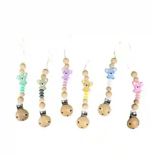 Sujetadores De Chupon Para Bebes X1 Ositos