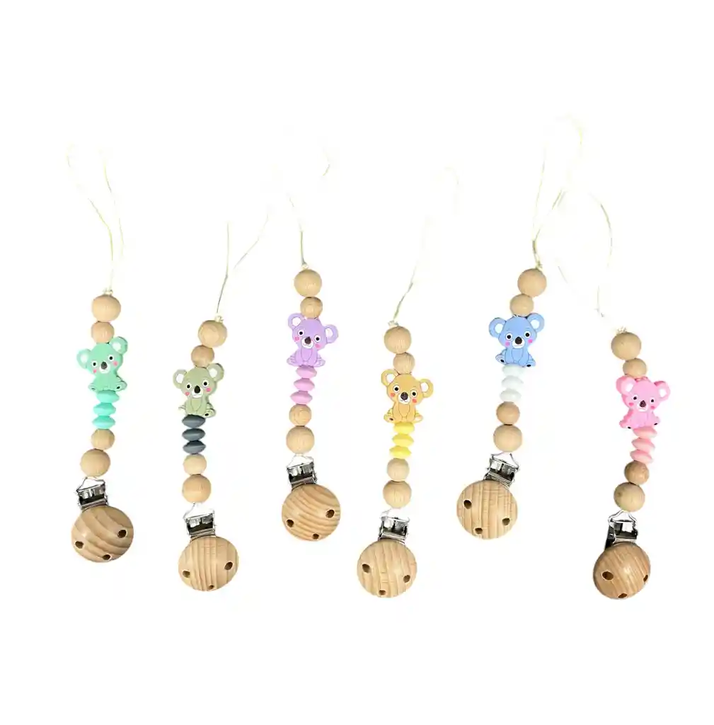 Sujetadores De Chupon Para Bebes X1 Ositos