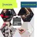 Kit Juego De Herramientas Mecanicas Manuales Dados 46pcs Negro