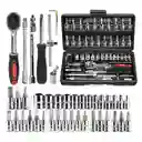 Kit Juego De Herramientas Mecanicas Manuales Dados 46pcs Negro