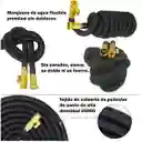 Manguera Flexible De 3 Capas Con Pistola De Agua Riego De Jardín 7 Mts
