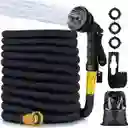 Manguera Flexible De 3 Capas Con Pistola De Agua Riego De Jardín 7 Mts