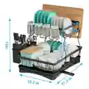 Organizador Y Escurridor Platos Loza Cubiertos Seca Platos