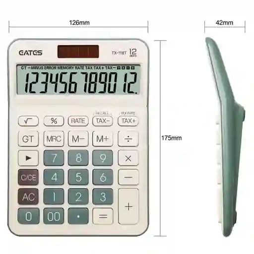Calculadora 12 Digitos Grande Eates Dc118