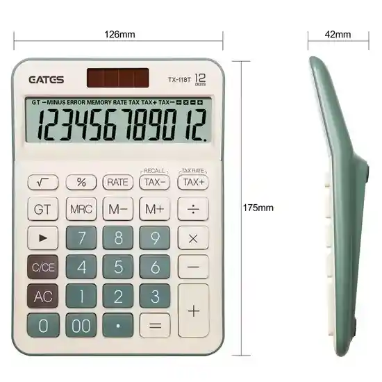 Calculadora 12 Digitos Grande Eates Dc118