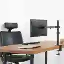 Soporte De Brazo Para Monitor Escritorio De 13" A 27" Negro