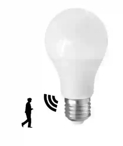 Bombillo Con Sensor De Movimientoled De 9w