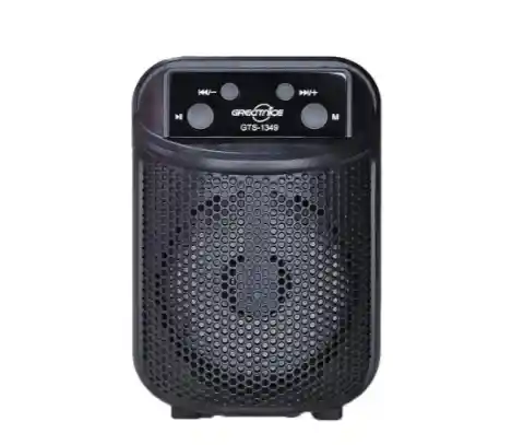 Parlante Portatil Altavoz Bluetooth Luz Led 3in Usb Sd Fm Gts 1349 Ng
