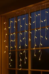🎄✨ Cortina Navideña Led Amarilla – Modelo Yg-830 (3 X 0.6 Metros) ✨🎄