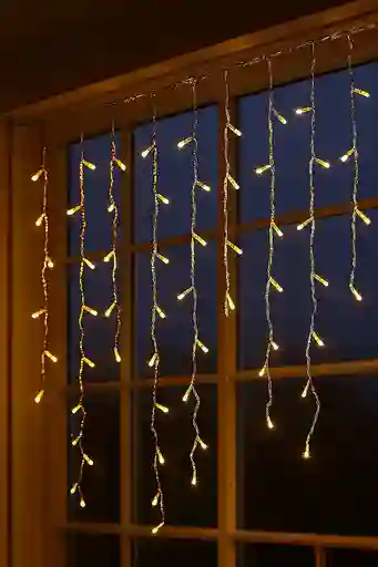 🎄✨ Cortina Navideña Led Amarilla – Modelo Yg-830 (3 X 0.6 Metros) ✨🎄