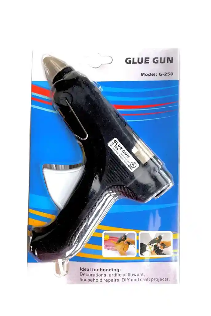 Pistola De Silicona Original Grande Barra Silicona Gruesa Glue Gon G-250 Multiusos