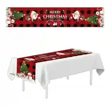 Camino De Mesa Mantel Navideño – Edición Merry Christmas