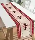 Camino De Mesa Mantel Navideño – Edición Renos Navidad