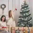 Guirnalda Navideña Decorativa Punta Blanca 4m Delgada Decoración Navideña