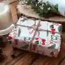 Papel Para Regalo Navidad Surtido X5 Motivos Navideños Empaques Navidad