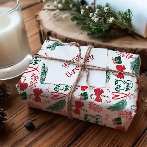 Papel Para Regalo Navidad Surtido Unidad Motivos Navideños Empaques Navidad