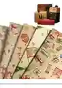 Papel Para Regalo Kraft Navidad Surtido Unidad Motivos Navideños Empaques Navidad