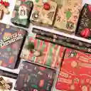 Papel Para Regalo Kraft Navidad Surtido Unidad Motivos Navideños Empaques Navidad
