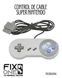 Control De Super Nintendo De Cable
