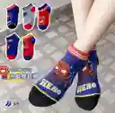 Pack 5 Pares De Medias Niños Spiderman 6-8 Años
