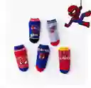 Pack 5 Pares De Medias Niños Spiderman 6-8 Años