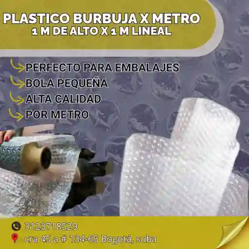 Metro De Burbuja X 1 Metro De Alto