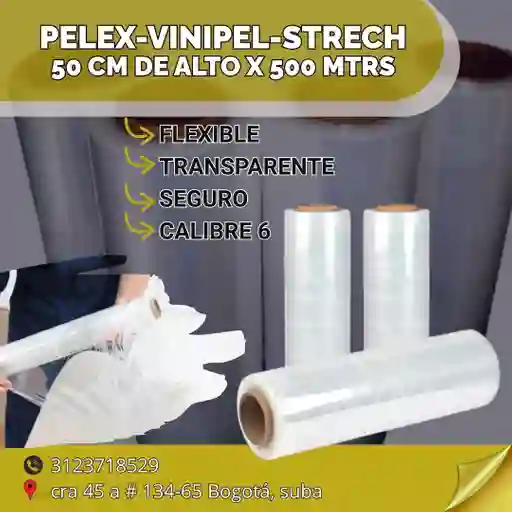 Vinipel-pelex - 50 Cm De Alto X 500 Mtrs Lineales