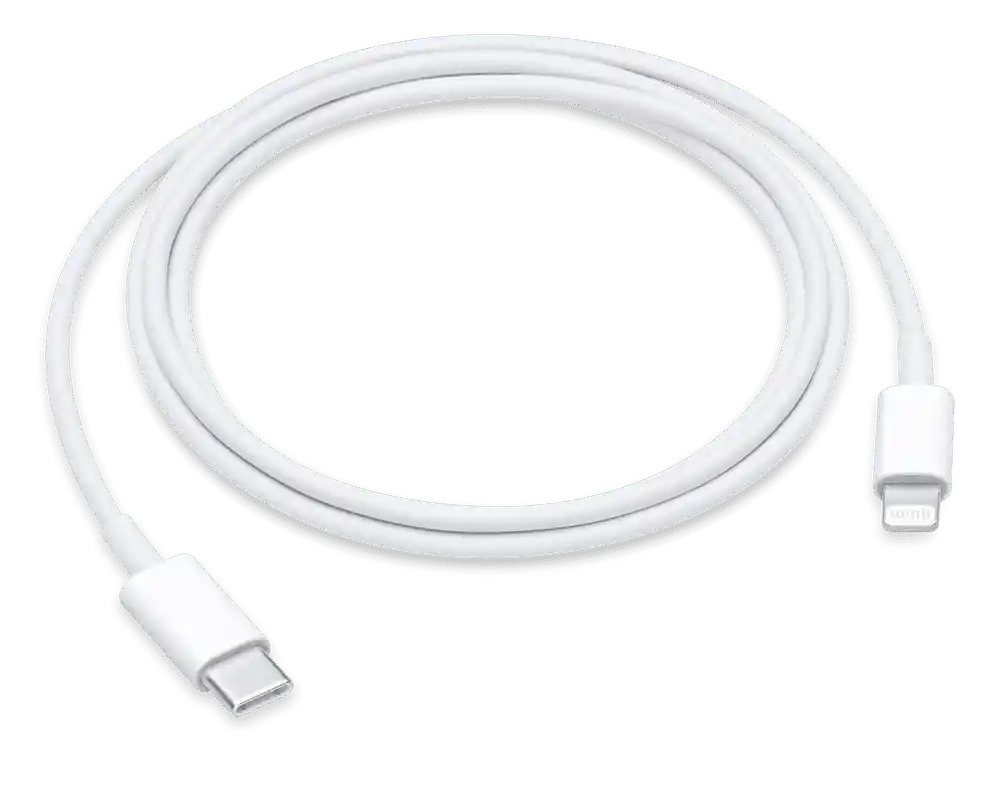 Cable Tipo C A Iphone Blanco 1 Metro