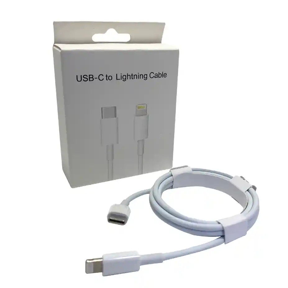 Cable Tipo C A Iphone Blanco 1 Metro