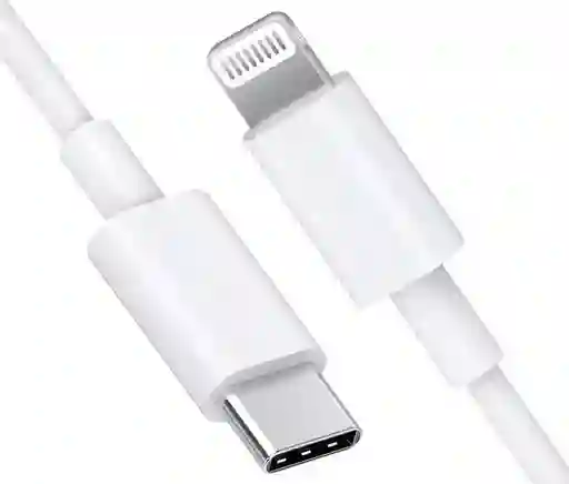 Cable Tipo C A Iphone Blanco 1 Metro
