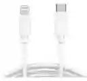 Cable Tipo C A Iphone Blanco 1 Metro