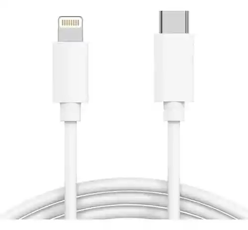 Cable Tipo C A Iphone Blanco 1 Metro