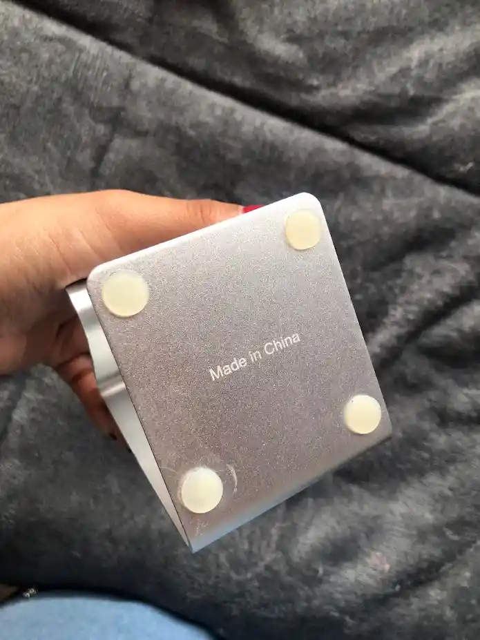 Soporte Para Celular Metalizado Gris Universal