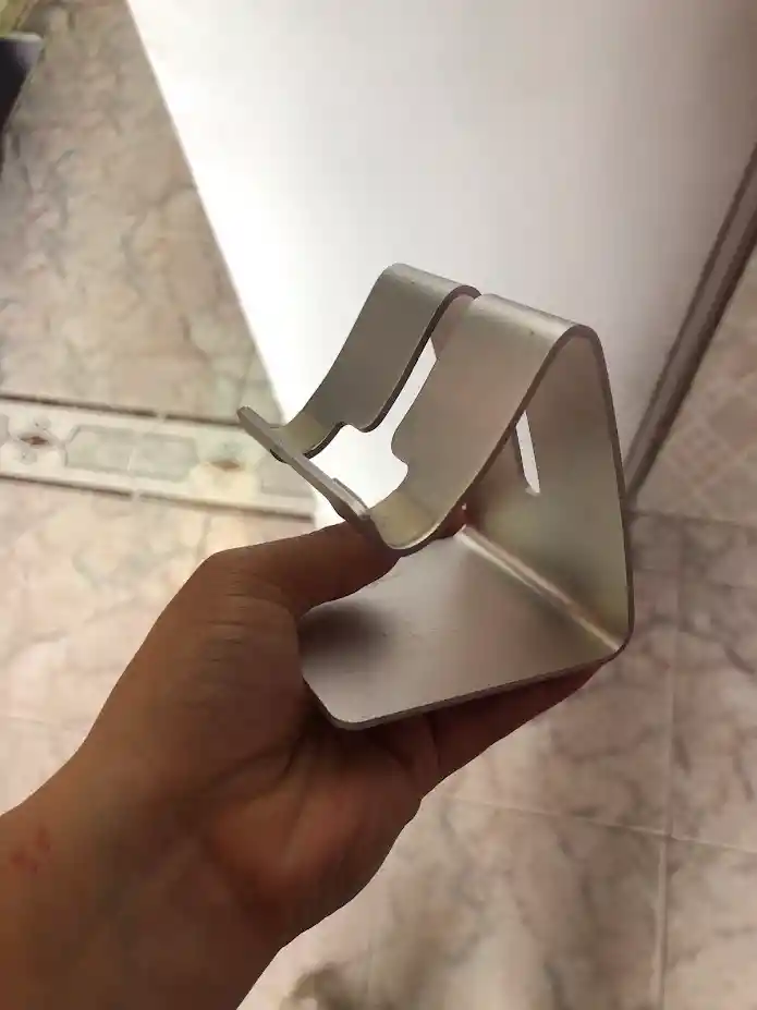 Soporte Para Celular Metalizado Gris Universal