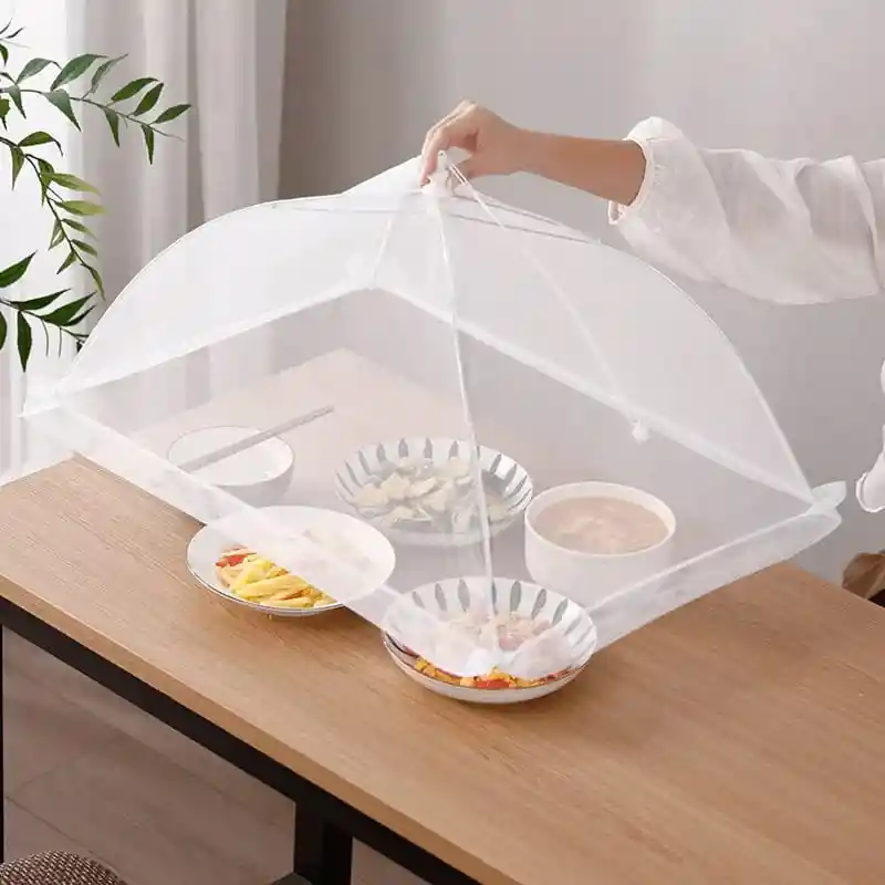 Mosquitero Cubre Tapa Platos Mesa Comida Camping Picnic